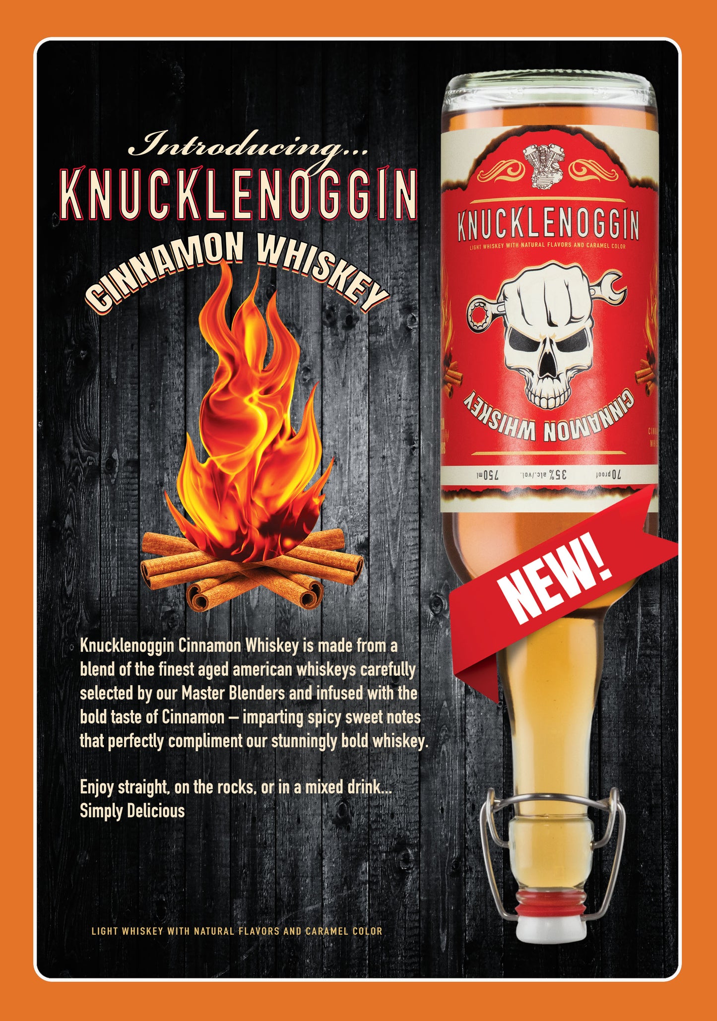 Knucklenoggin Cinnamon Whiskey