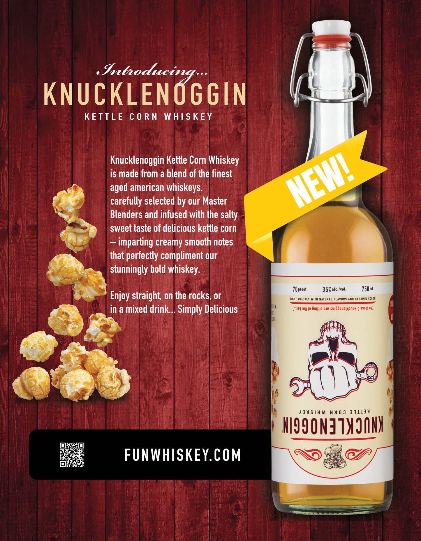 Knucklenoggin Kettle Corn Whiskey